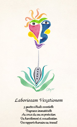 Herbier de la sorciere libre Aquarelle CatMat 2024 Fleur imaginaire